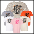 MES LLPO Malvern Elementary Splatter Print Short Sleeve Ringspun Cotton T-Shirt