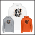 MES LLPO Malvern Leopards Splatter Print 100% Poly Wicking Hoodie Sweatshirt