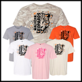 MES LLPO Malvern Leopards Splatter Print Short Sleeve Ringspun Cotton T-Shirt
