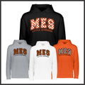 MES LLPO Checkered MES 100% Poly Wicking Hoodie Sweatshirt