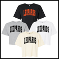 MES LLPO Leopards Polka Dot Boxy Crop T-Shirt