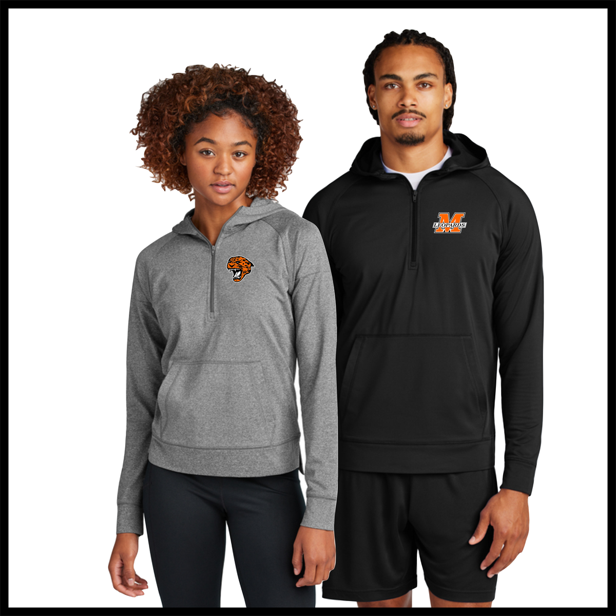 MES LLPO Sport-Wick Stretch 1/2 Zip Hoodie