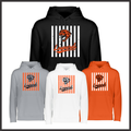 MES LLPO Striped Leopards 100% Poly Wicking Hoodie Sweatshirt