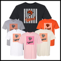MES LLPO Striped Leopards Short Sleeve Ringspun Cotton T-Shirt