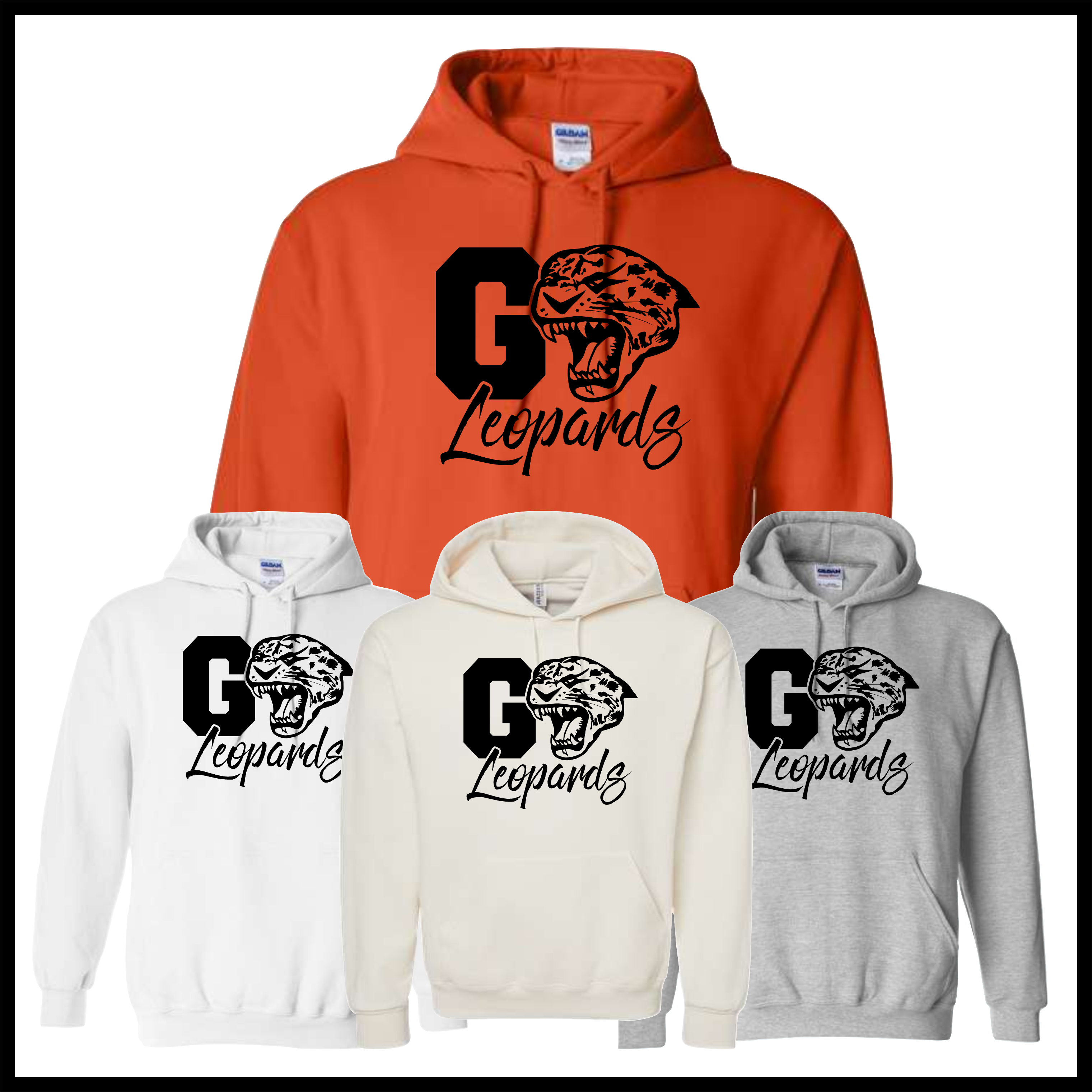 Malvern FB'26 Go Leopards Cotton Blend Hoodie Sweatshirt