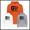 Malvern FB'26 Go Leopards 100% Poly Wicking Fleece Hoodie Sweatshirt