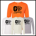 Malvern FB'26 Go Leopards Long Sleeve Ringspun Cotton T-Shirt