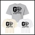 Malvern FB'26 Go Leopards Boxy Crop T-Shirt