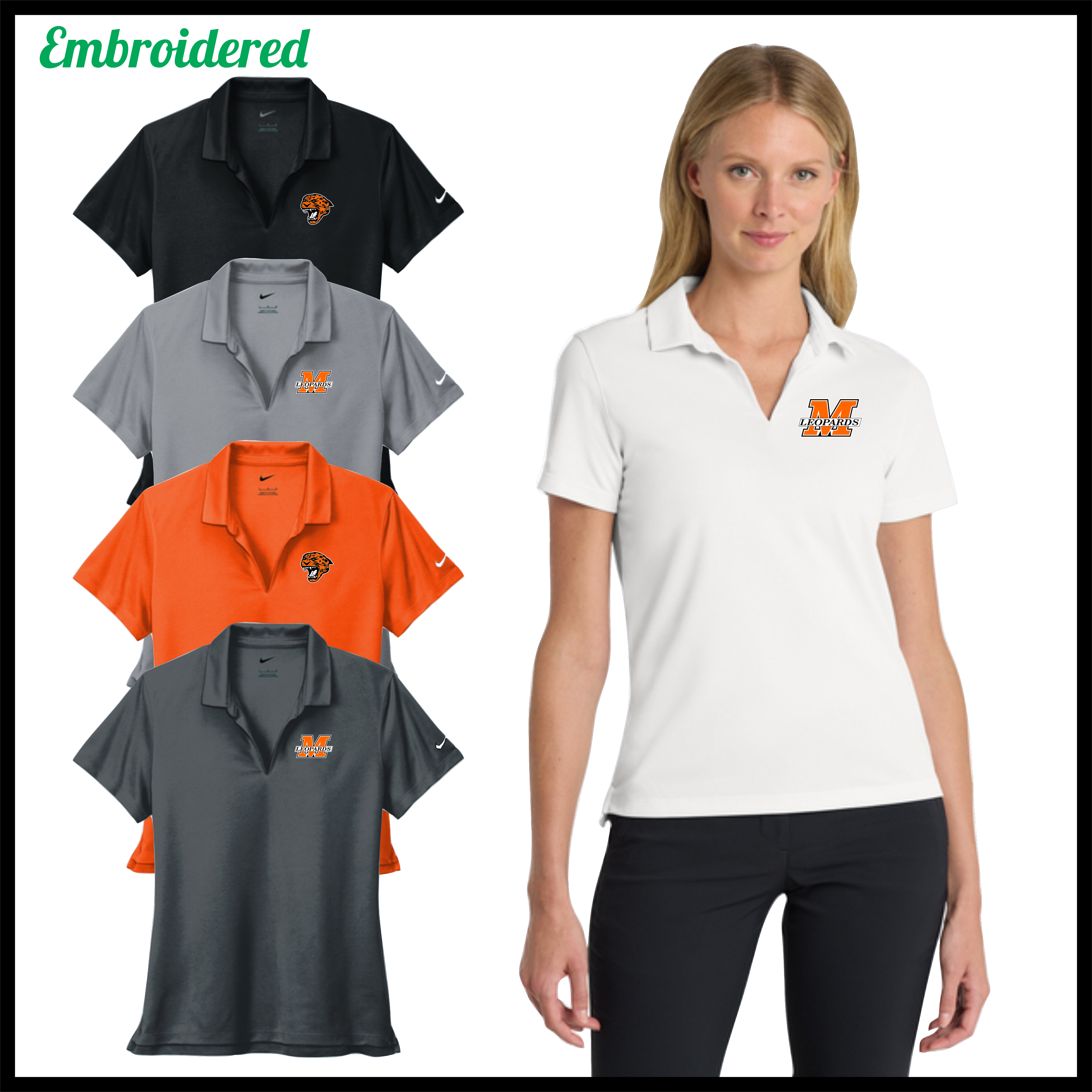 Malvern FB'26 Ladies Nike Short Sleeve Polo