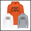 Malvern FB'26 Leopards Text 100% Poly Wicking Fleece Hoodie Sweatshirt