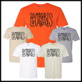 Malvern FB'26 Leopards Text Short Sleeve Ringspun Cotton T-Shirt