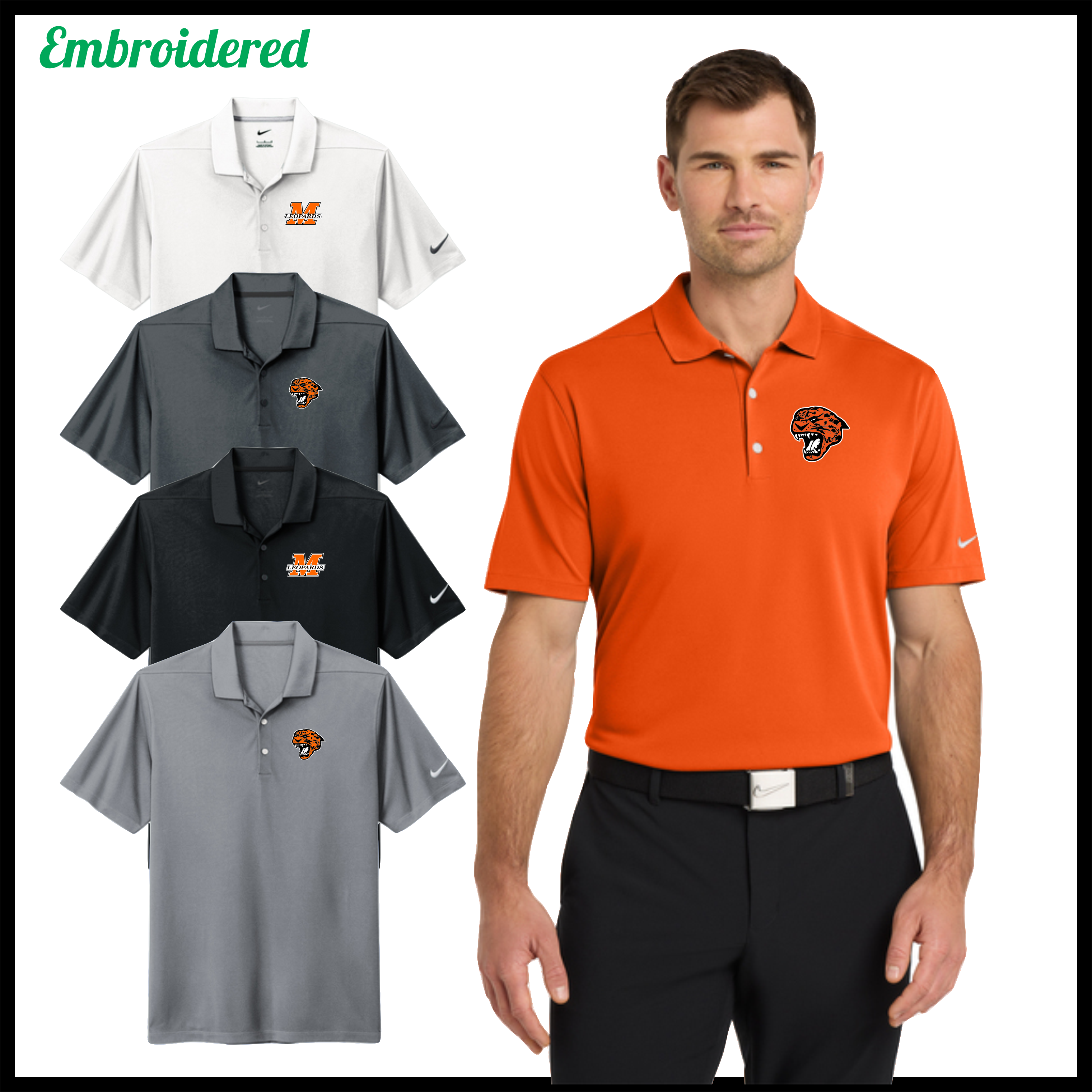 Malvern FB'26 Mens Nike Short Sleeve Polo