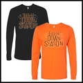 Malvern FB'26 Touchdown Season Long Sleeve Ringspun Cotton T-Shirt