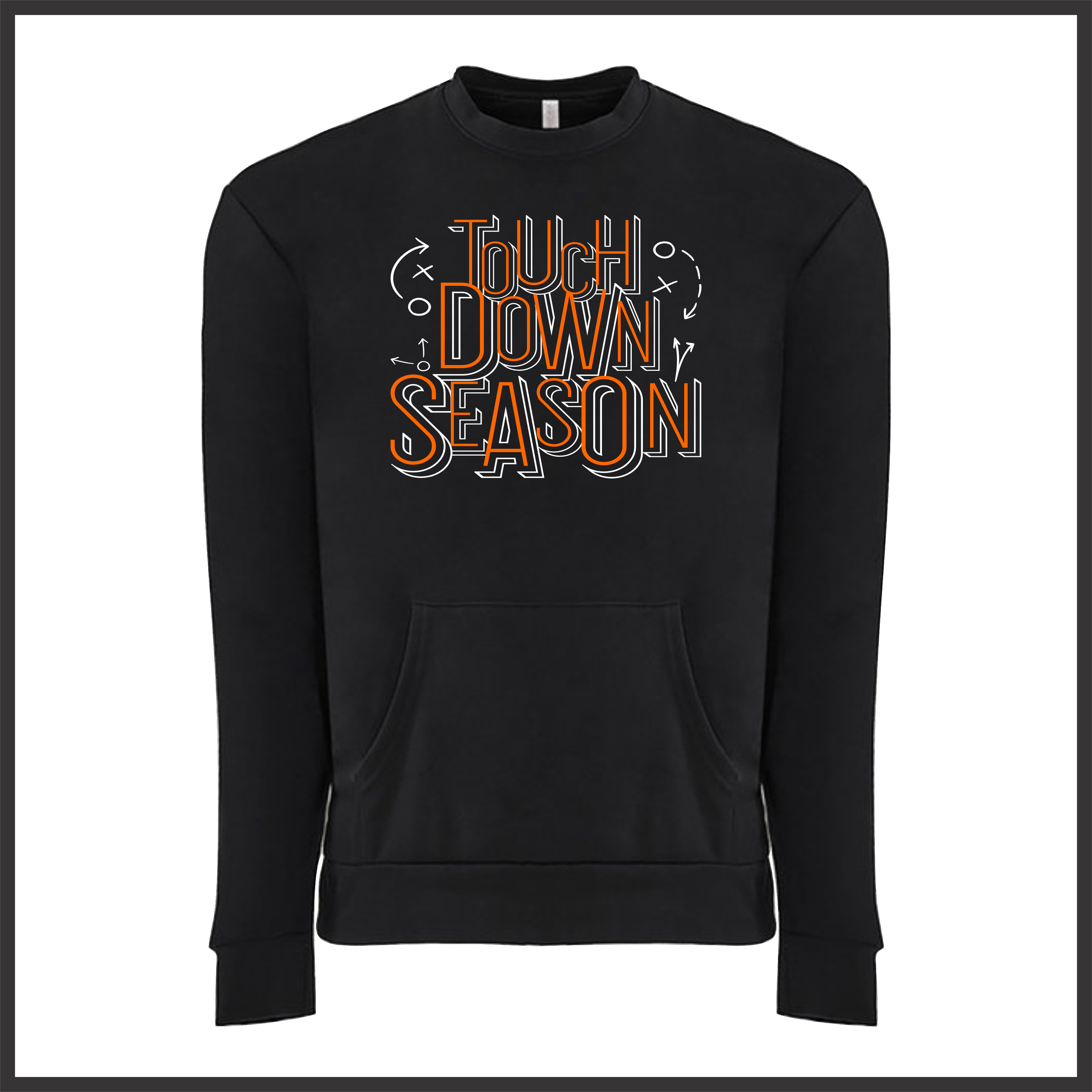 Malvern FB'26 Touchdown Season *POCKET* Cotton Crewneck Sweatshirt