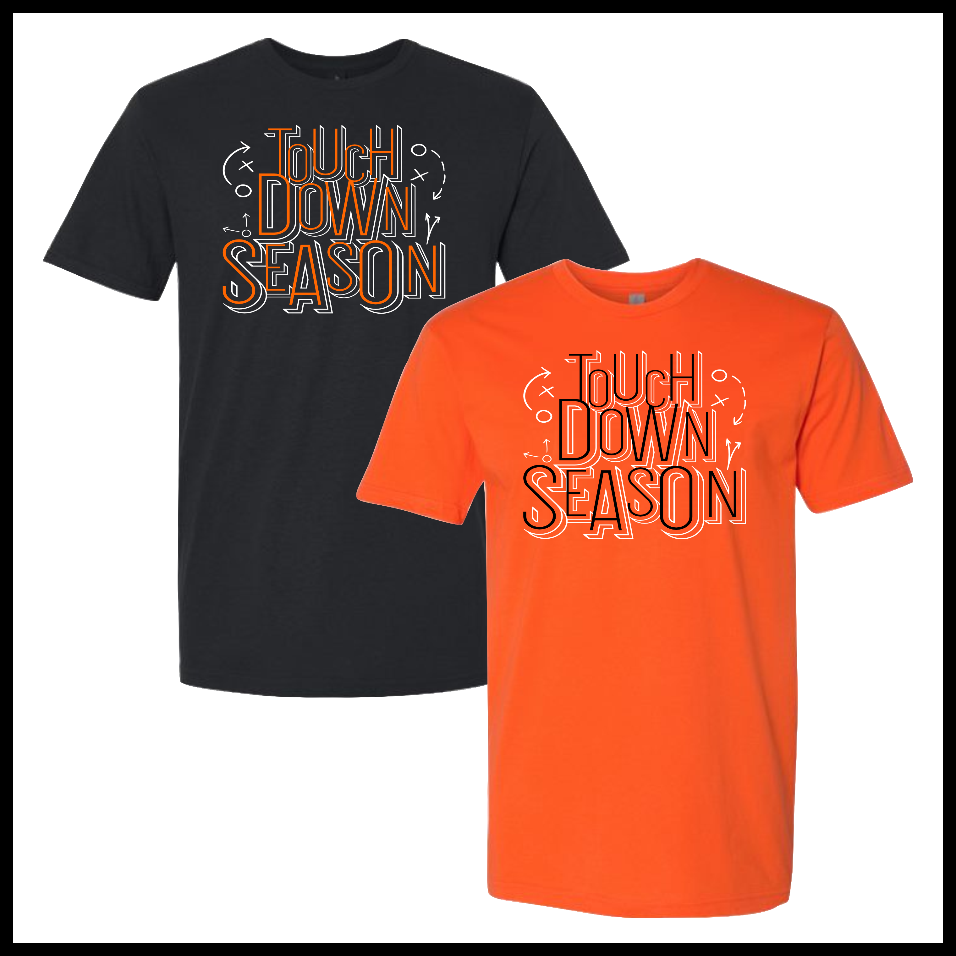 Malvern FB'26 Touchdown Season Short Sleeve Ringspun Cotton T-Shirt