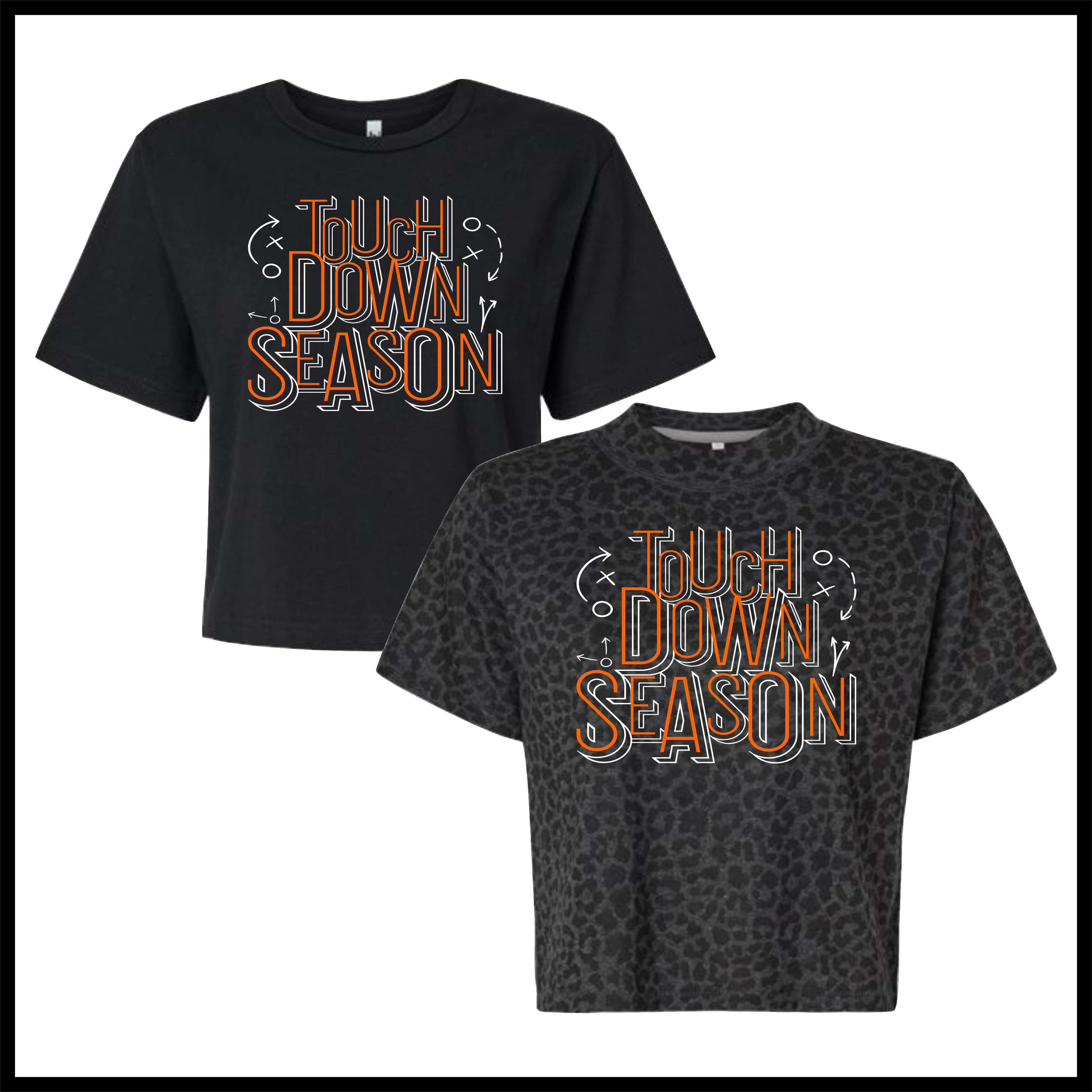 Malvern FB'26 Touchdown Season Boxy Crop T-Shirt