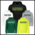 Mayhem BLOCK TEXT 100% Poly Wicking Hoodie Sweatshirt