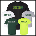 Mayhem BLOCK TEXT Short Sleeve Ringspun Cotton T-Shirt