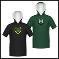 Mayhem M LOGO *SUBLIMATED* Short Sleeve Hooded T-Shirt