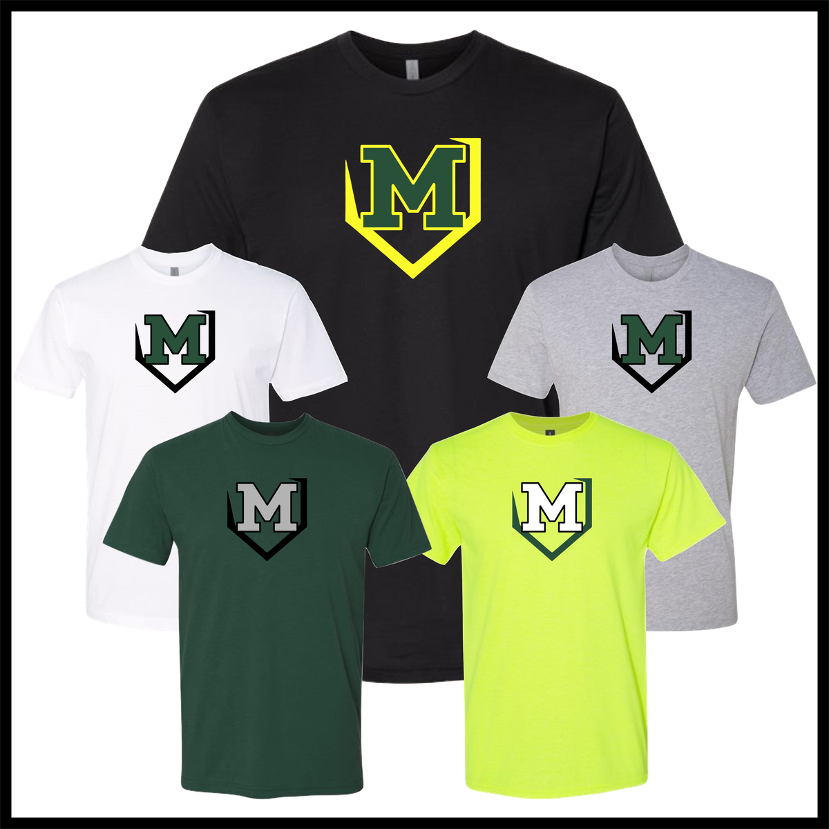 Mayhem M LOGO Short Sleeve Ringspun Cotton T-Shirt
