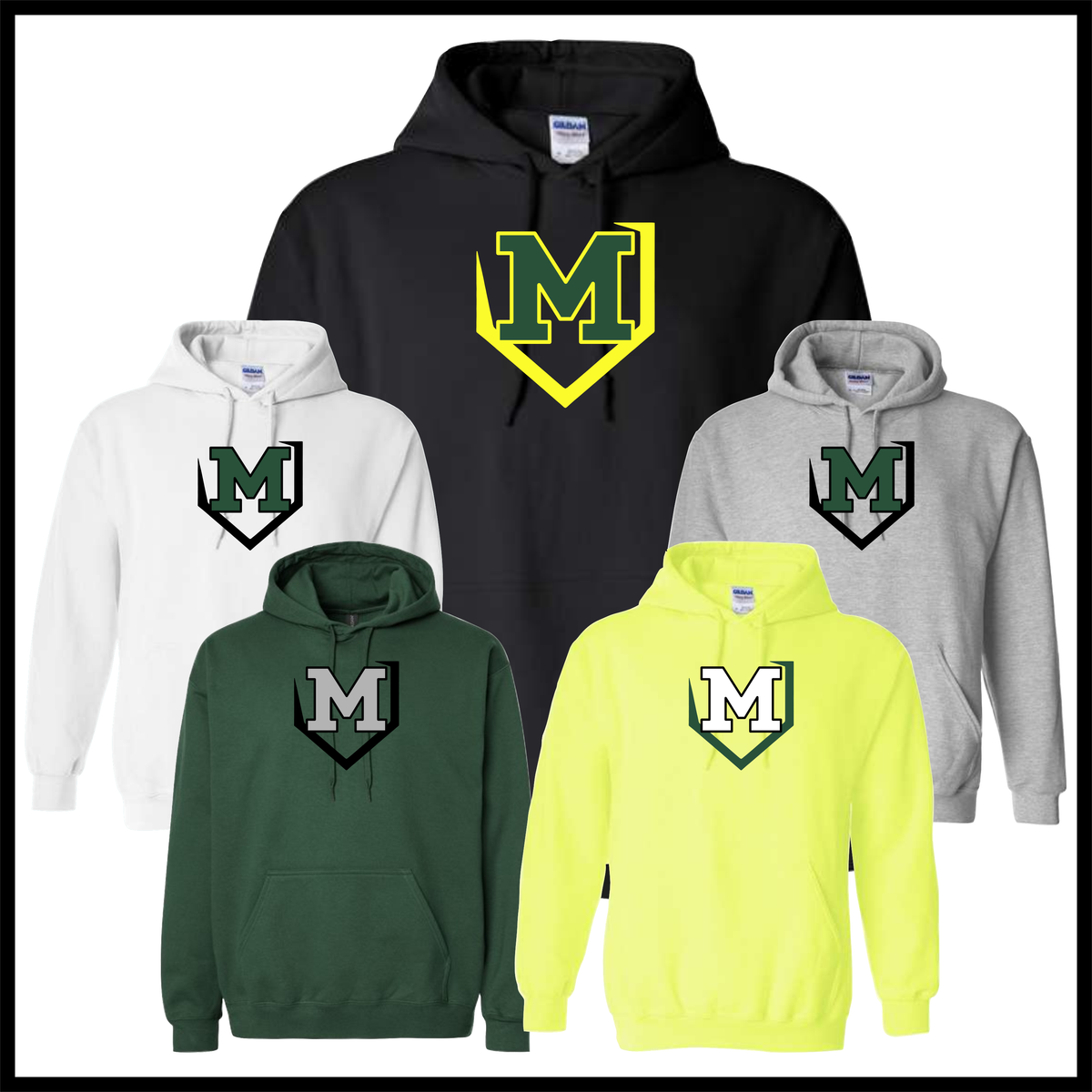 Mayhem M LOGO Cotton Blend Hoodie Sweatshirt