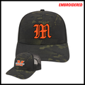 Malvern Baseball Multicam Camo Trucker Cap