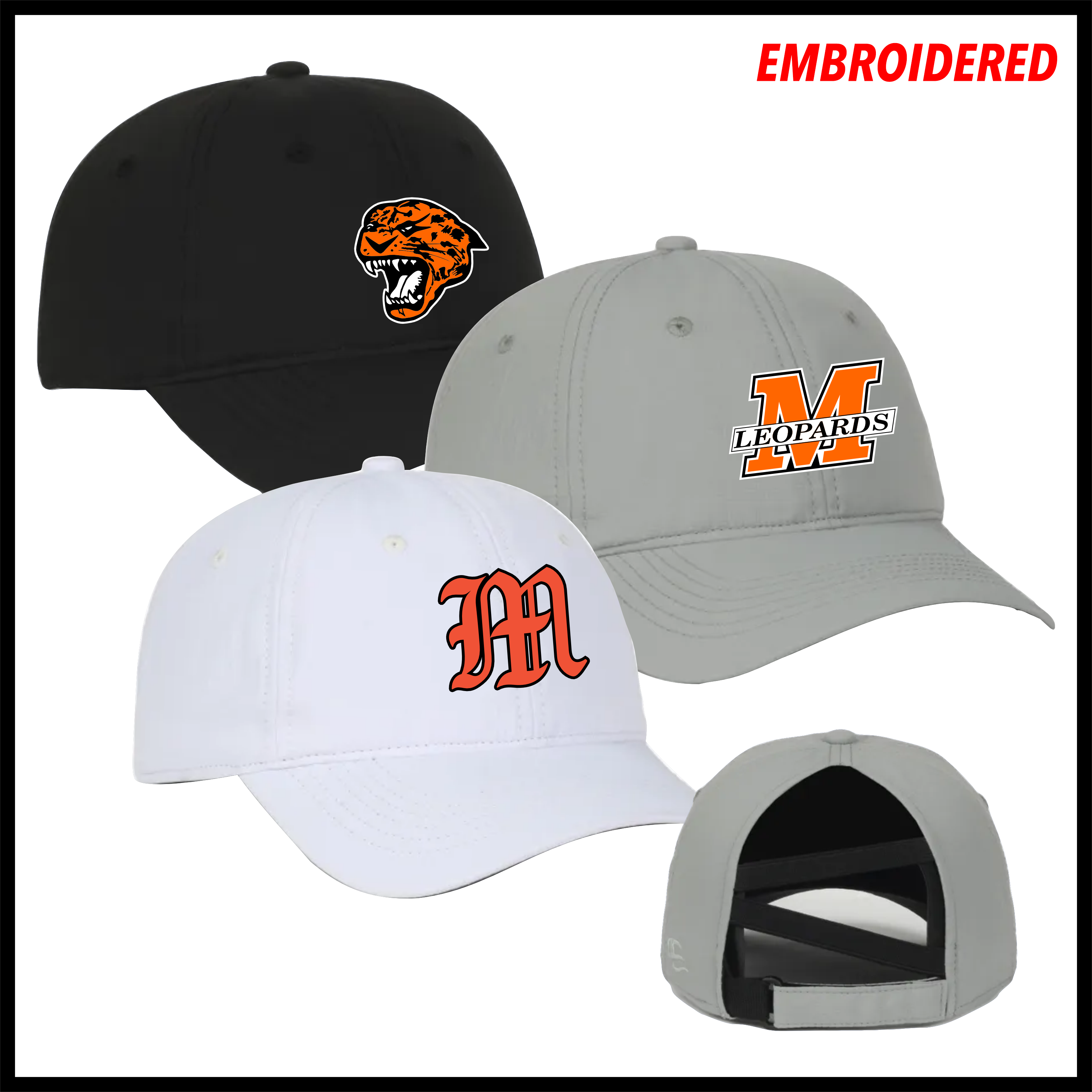 Malvern Baseball Ladies Ponytail Cap