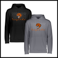 Malvern Baseball LEOPARDS 100% Poly Wicking Hoodie Sweatshirt