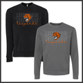 Malvern Baseball LEOPARDS Cotton Blend *POCKET* Crewneck Sweatshirt