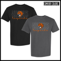 Malvern Baseball LEOPARDS Short Sleeve Comfort Colors T-Shirt