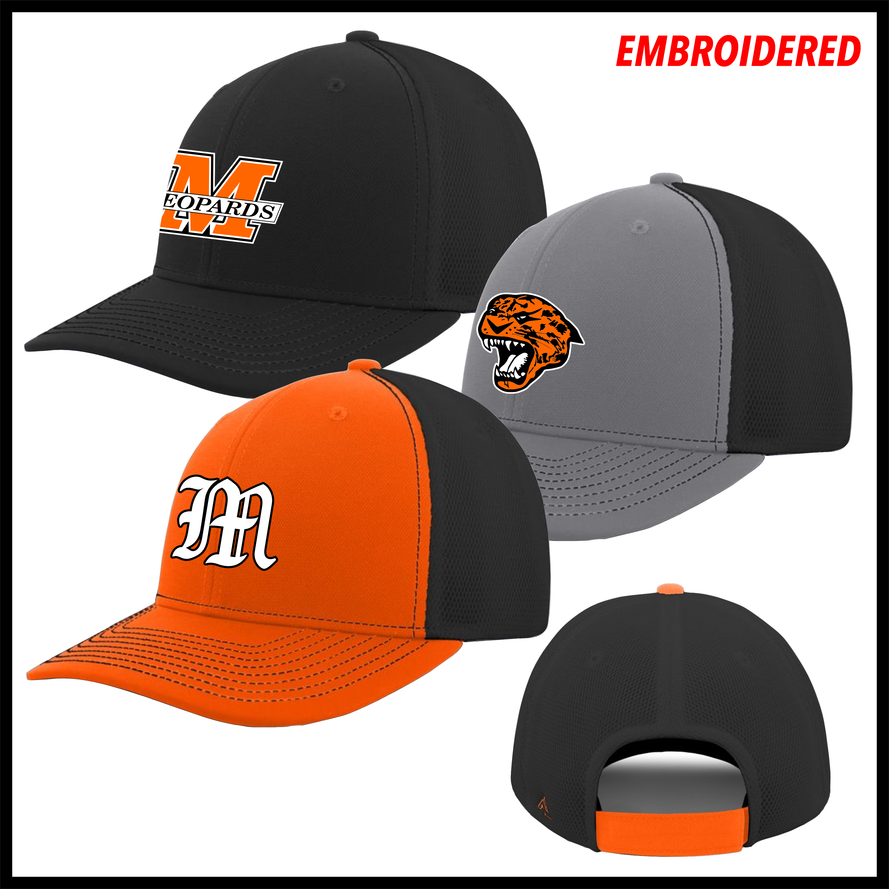 Malvern Baseball Air Mesh Trucker Cap