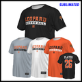 Malvern Baseball Sublimated Personalized Jersey T-Shirt