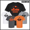 Malvern Soccer BALL PRINT Short Sleeve Comfort Colors T-Shirt
