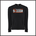 Malvern Soccer BLOCK TEXT Cotton Blend *POCKET* Crewneck Sweatshirt