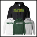 Mayhem BLOCK TEXT Cotton Blend Hoodie Sweatshirt