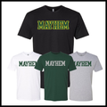 Mayhem BLOCK TEXT Short Sleeve Ringspun Cotton T-Shirt