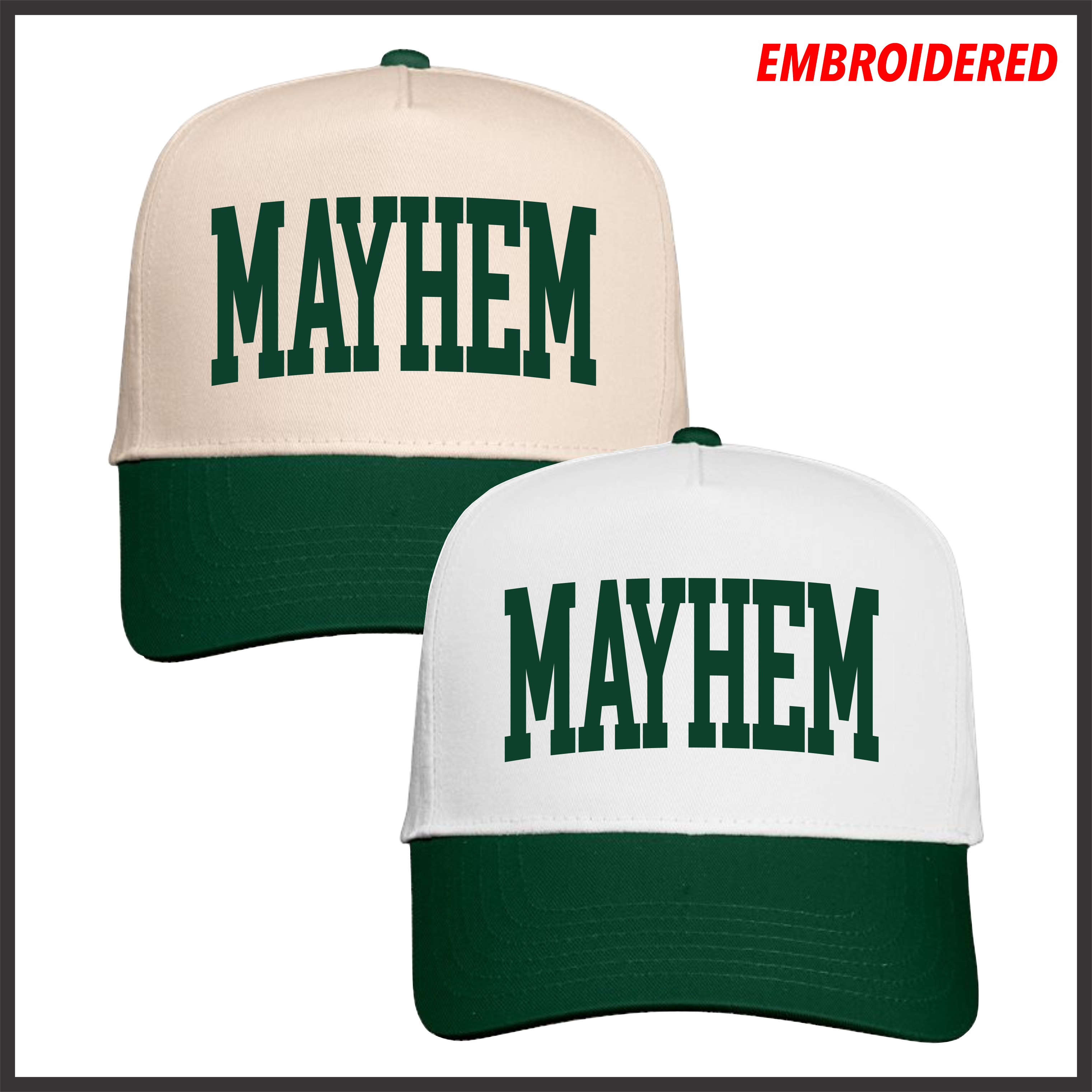 Mayhem 5-Panel BLOCK TEXT Cap