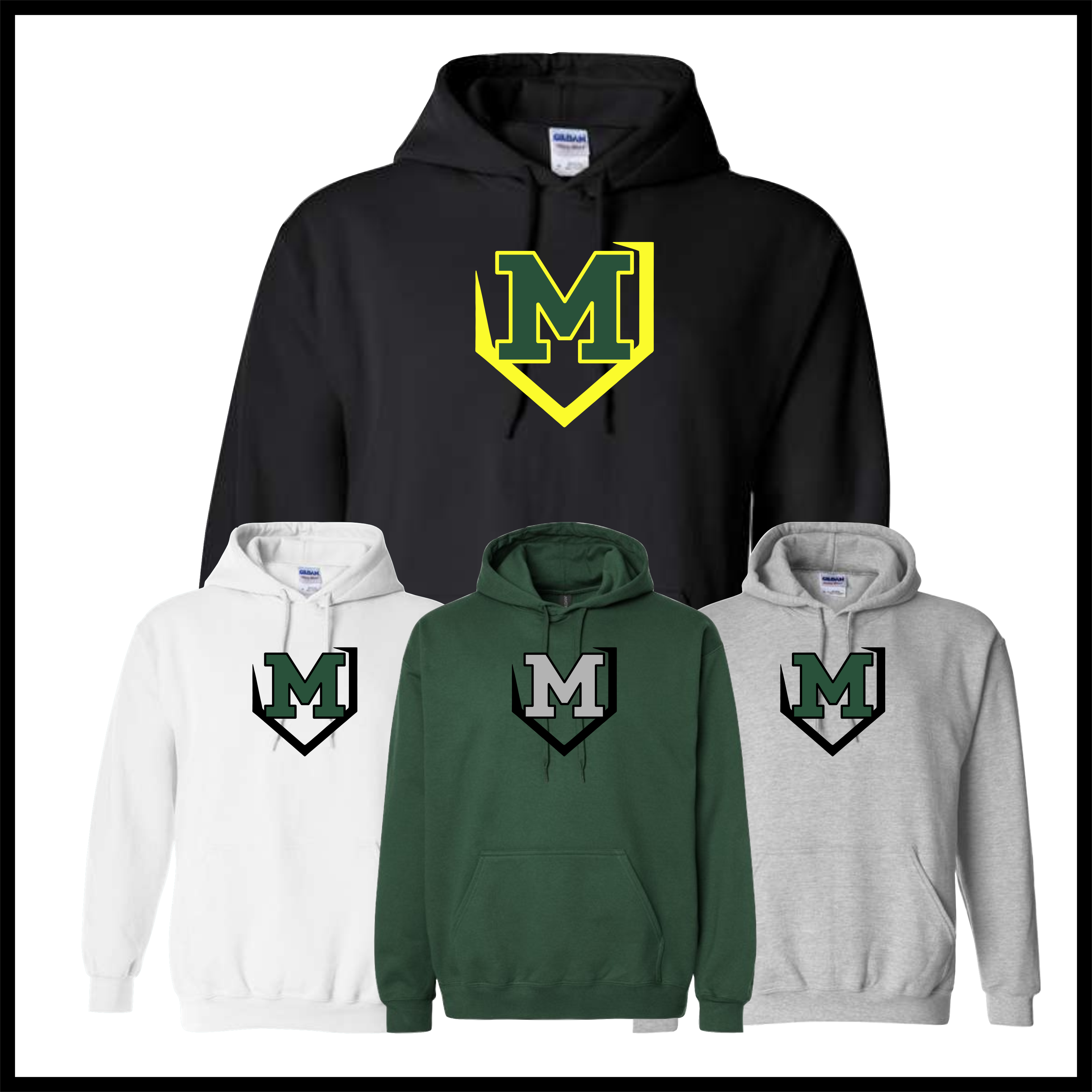 Mayhem M LOGO Cotton Blend Hoodie Sweatshirt