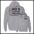 Mo's Support Squad Cotton Blend Hoodie Sweatshirt
