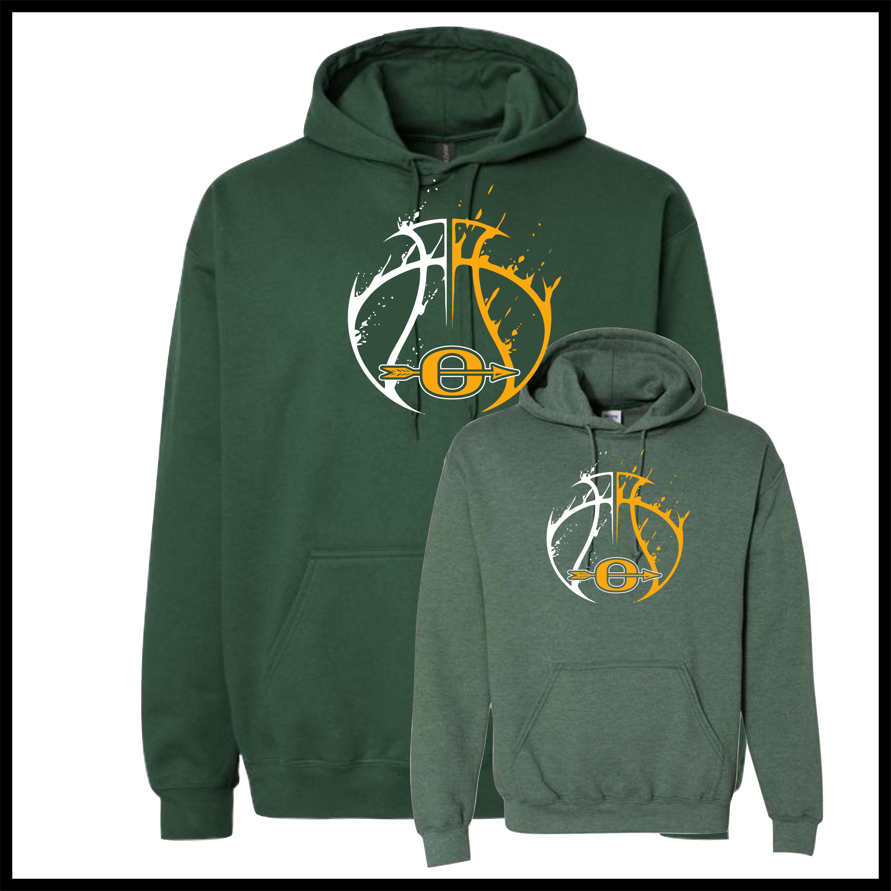 Ouachita Basketball Cotton Blend Hoodie Sweatshirt