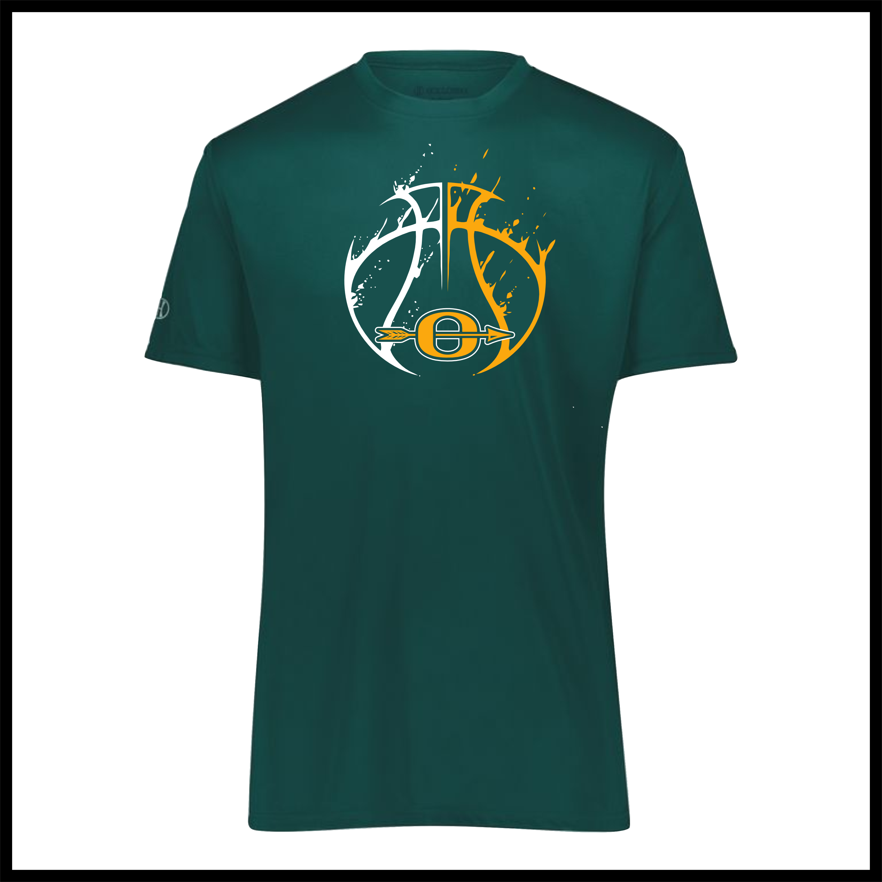 Ouachita Basketball Short Sleeve 100% Poly Wicking T-Shirt