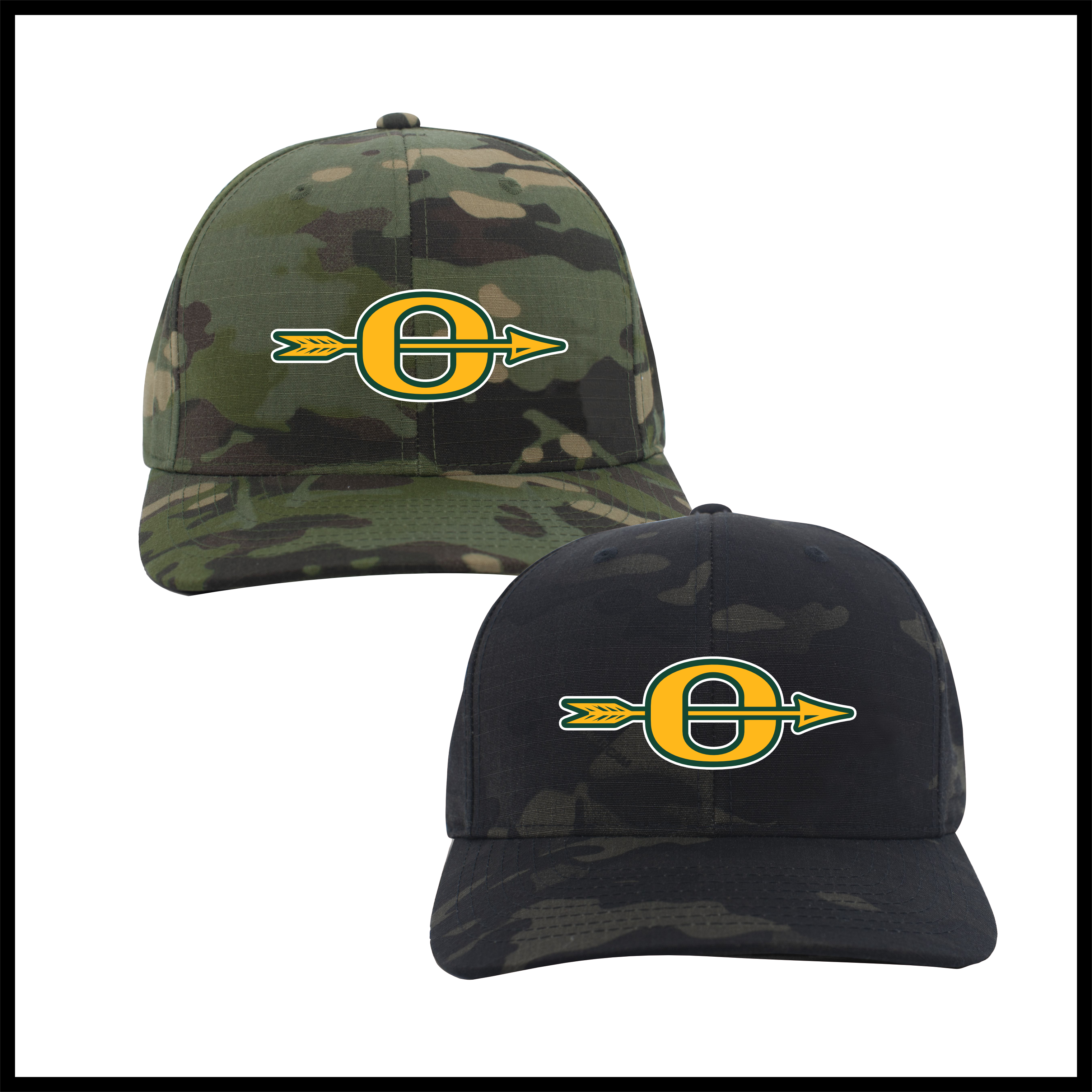 Ouachita Ripstop Cordura Snapback Trucker Hat (EMBROIDERED)