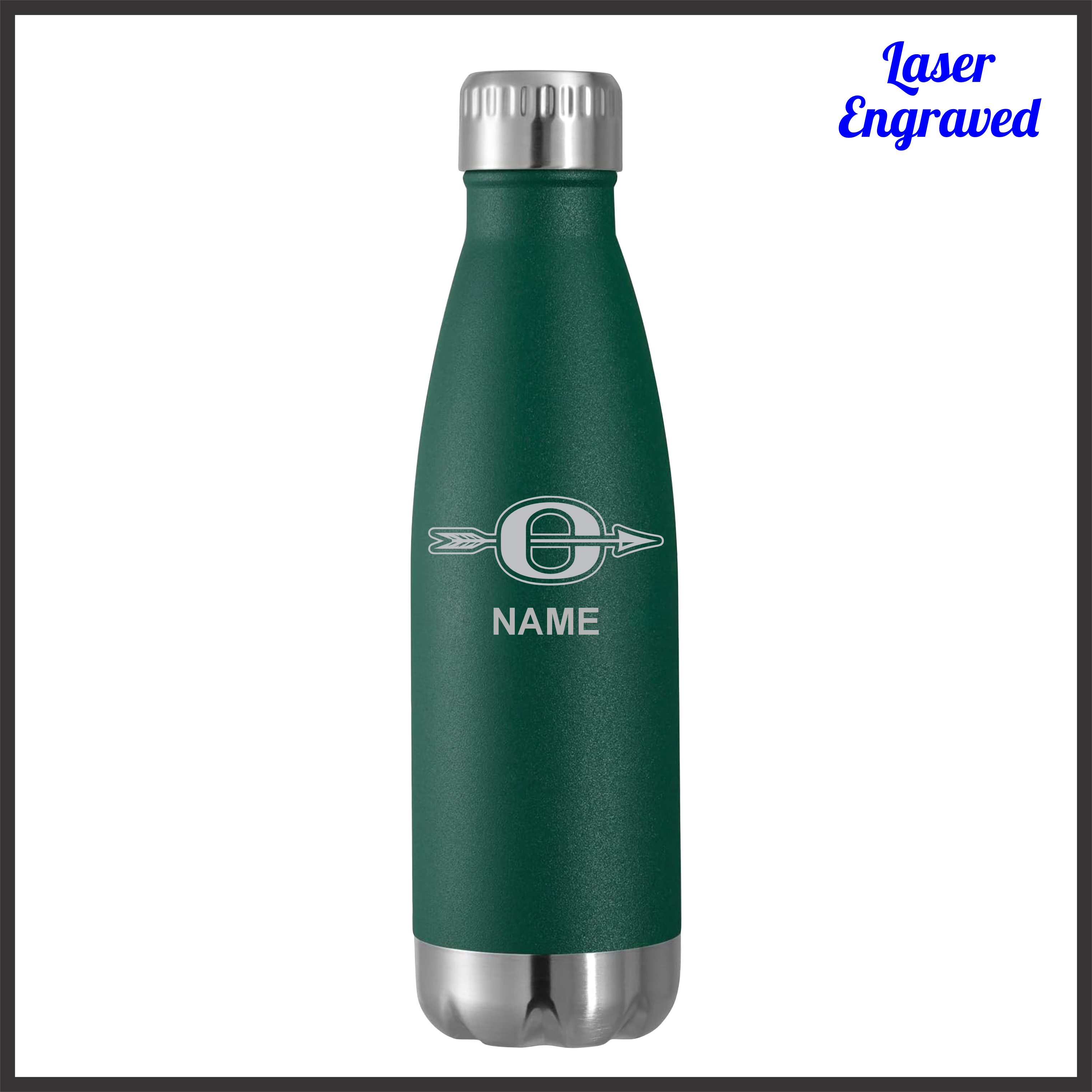 Ouachita Engraved Stainless Steel 17 oz. Water Bottle
