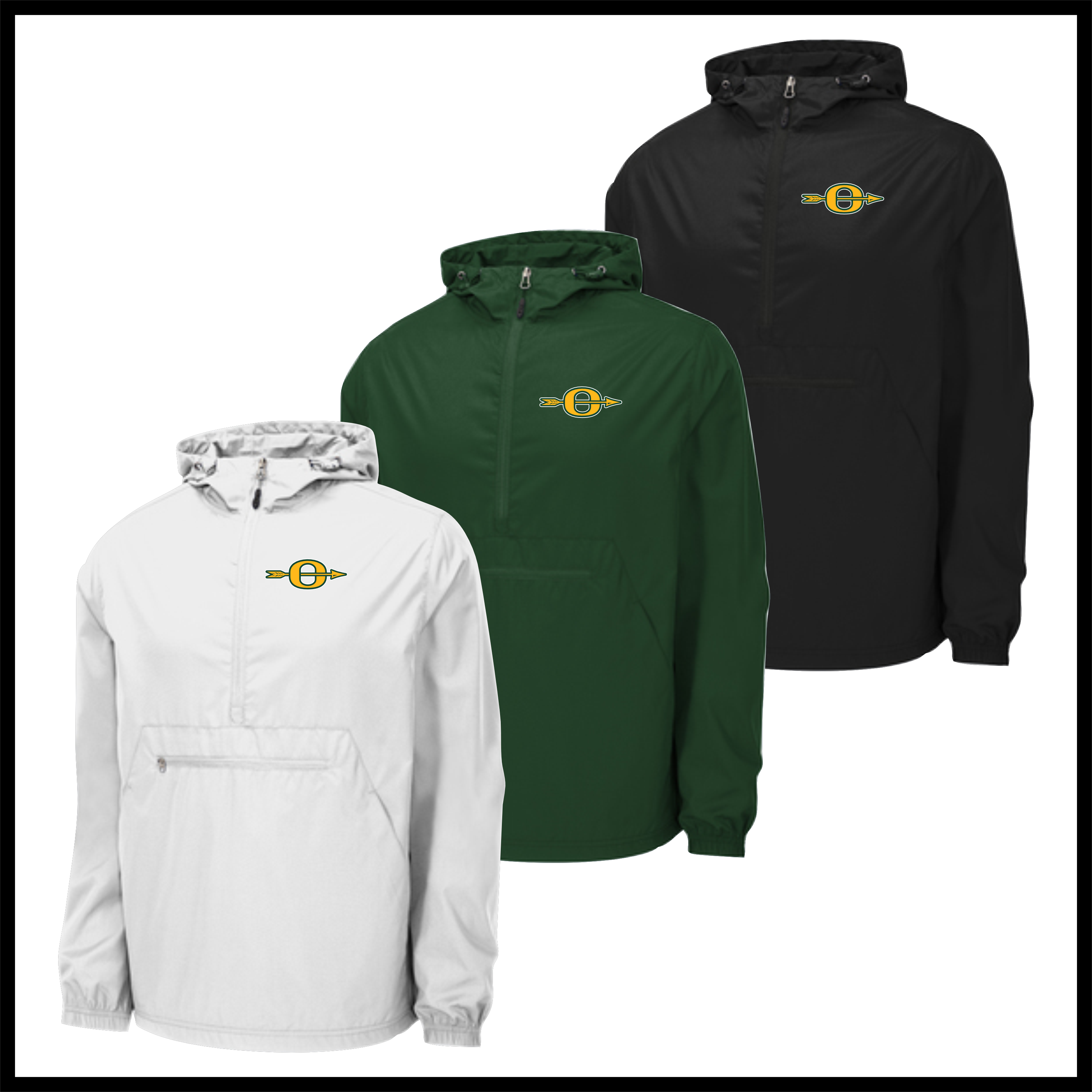 Ouachita Packable Water Resistant Anorak Pullover