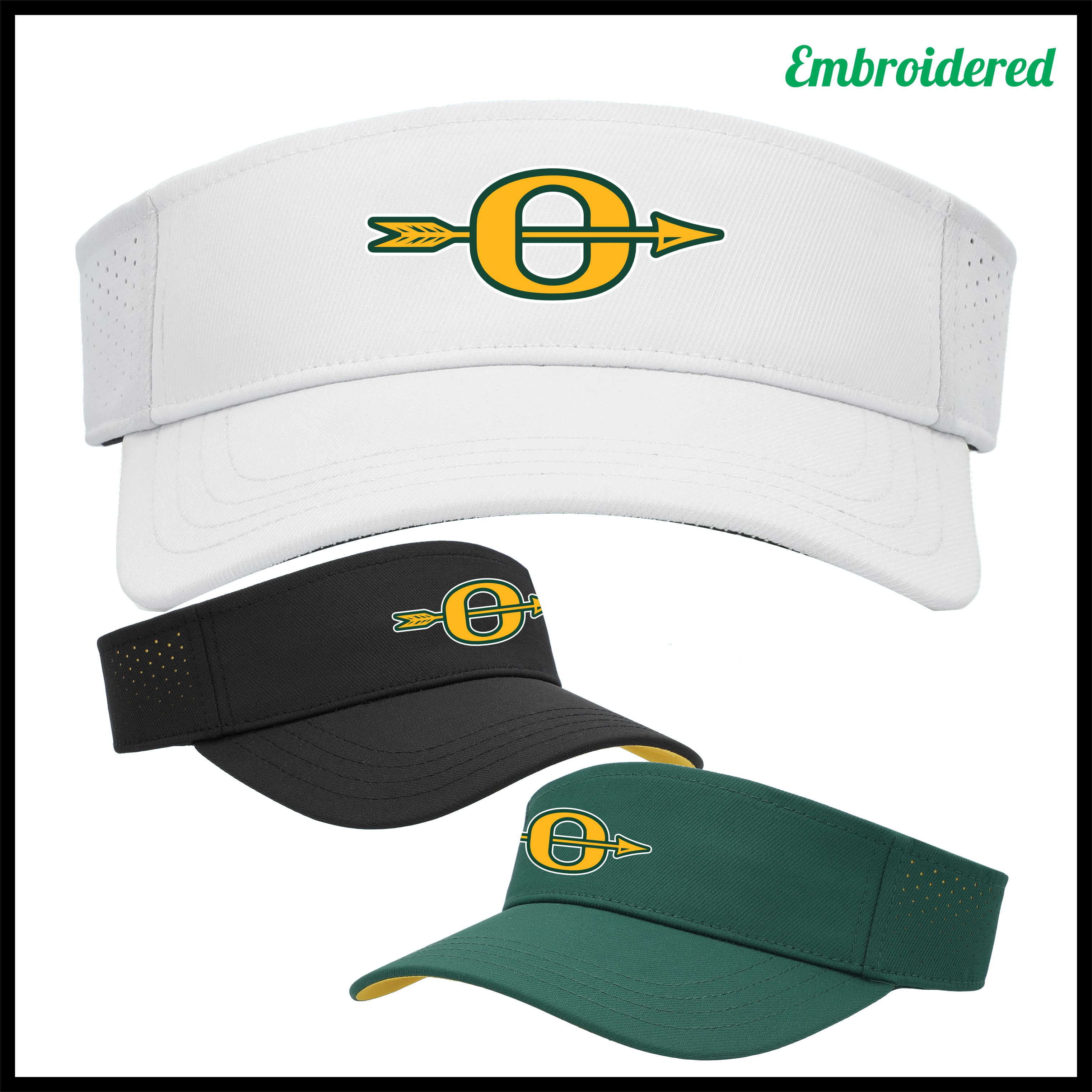 Ouachita Performance Visor (EMBROIDERED)