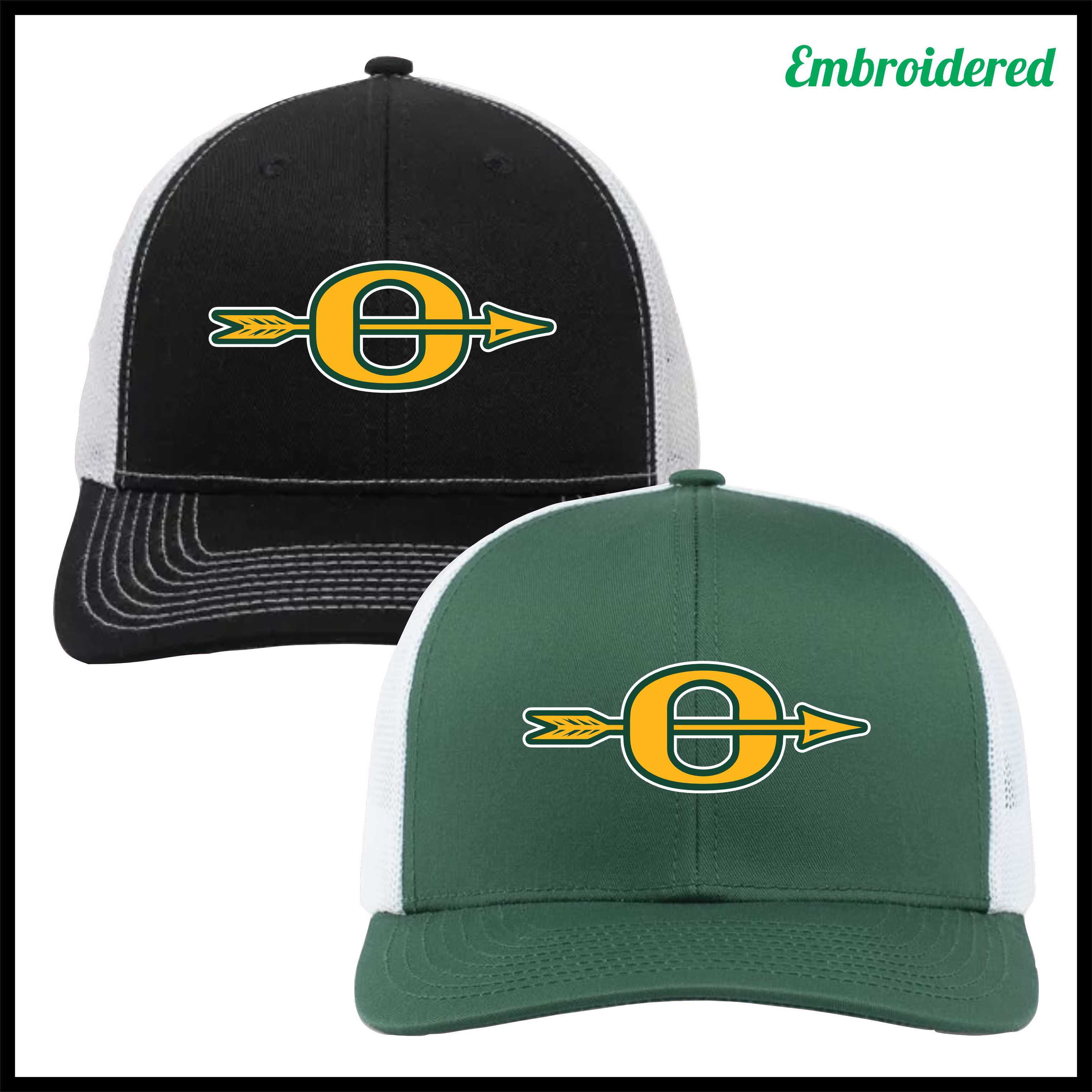 Ouachita Snapback Trucker Hat (EMBROIDERED)