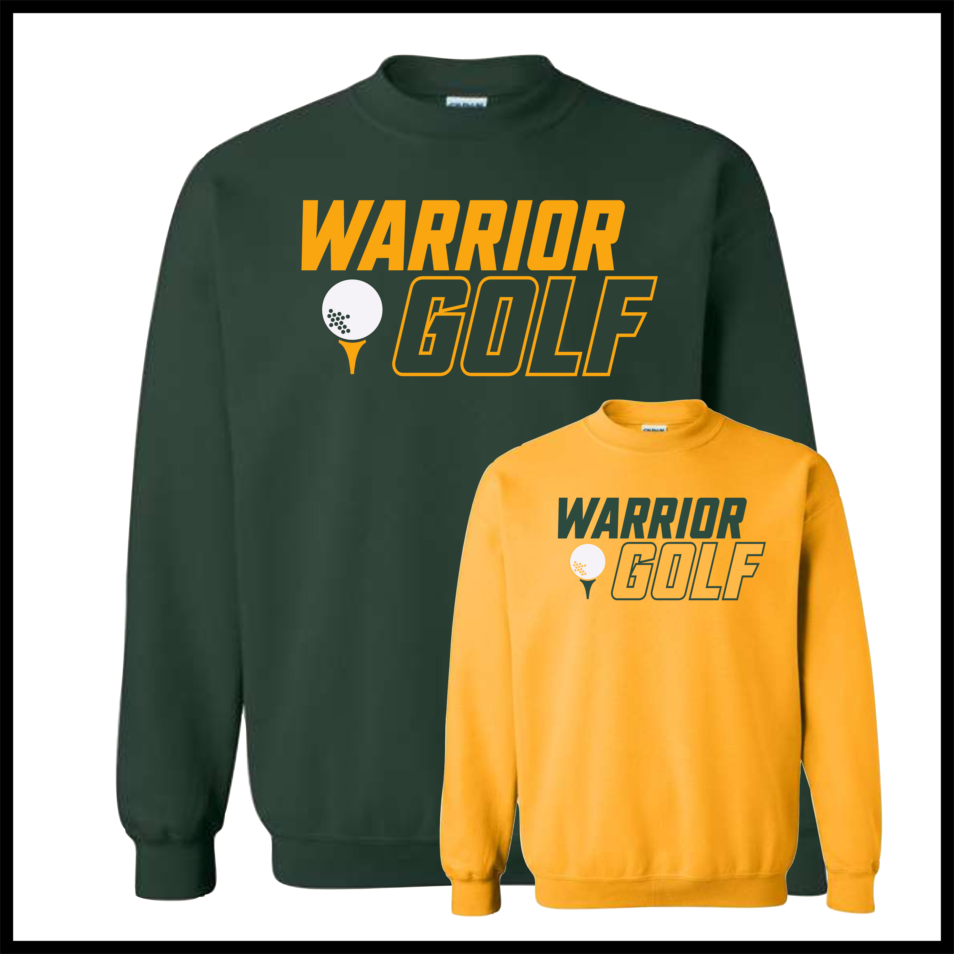 Ouachita Warrior Golf Cotton Blend Crewneck Sweatshirt