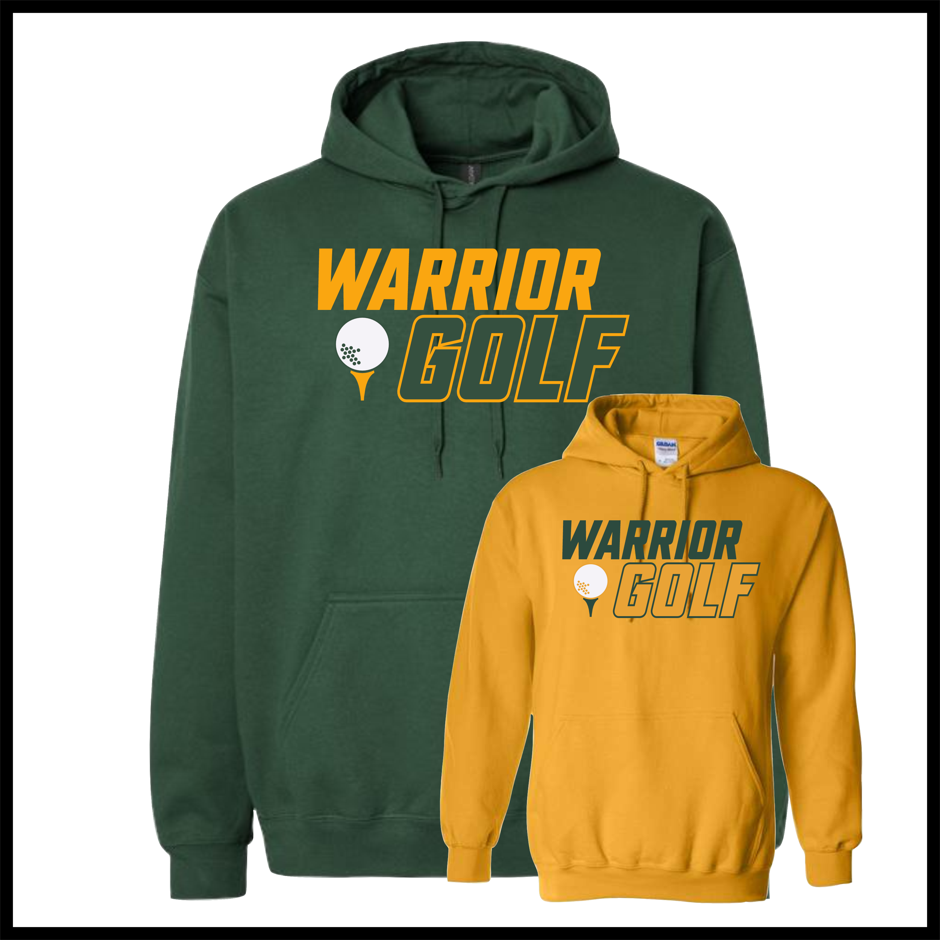 Ouachita Warrior Golf Cotton Blend Hoodie Sweatshirt