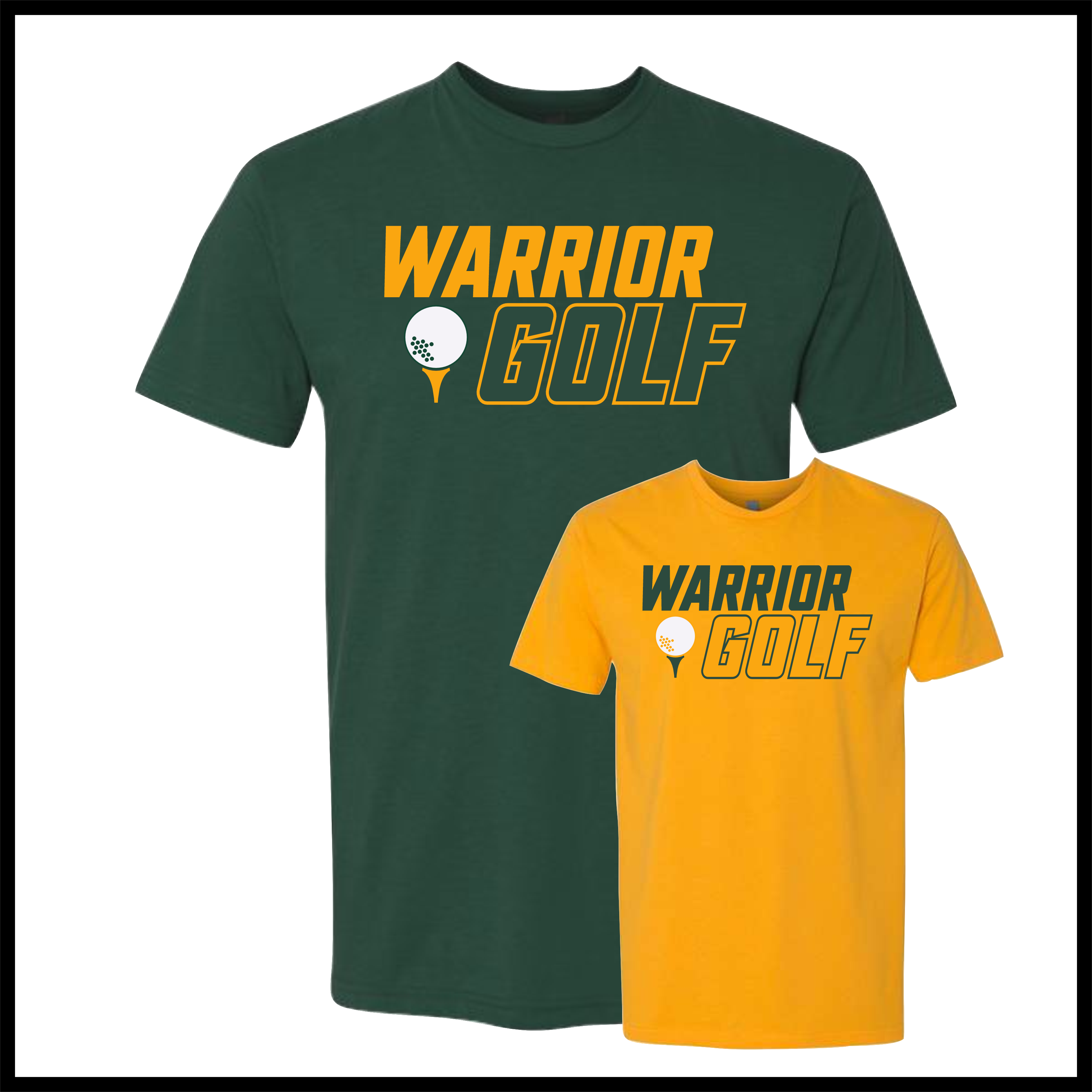 Ouachita Warrior Golf Short Sleeve Ringspun Cotton T-Shirt