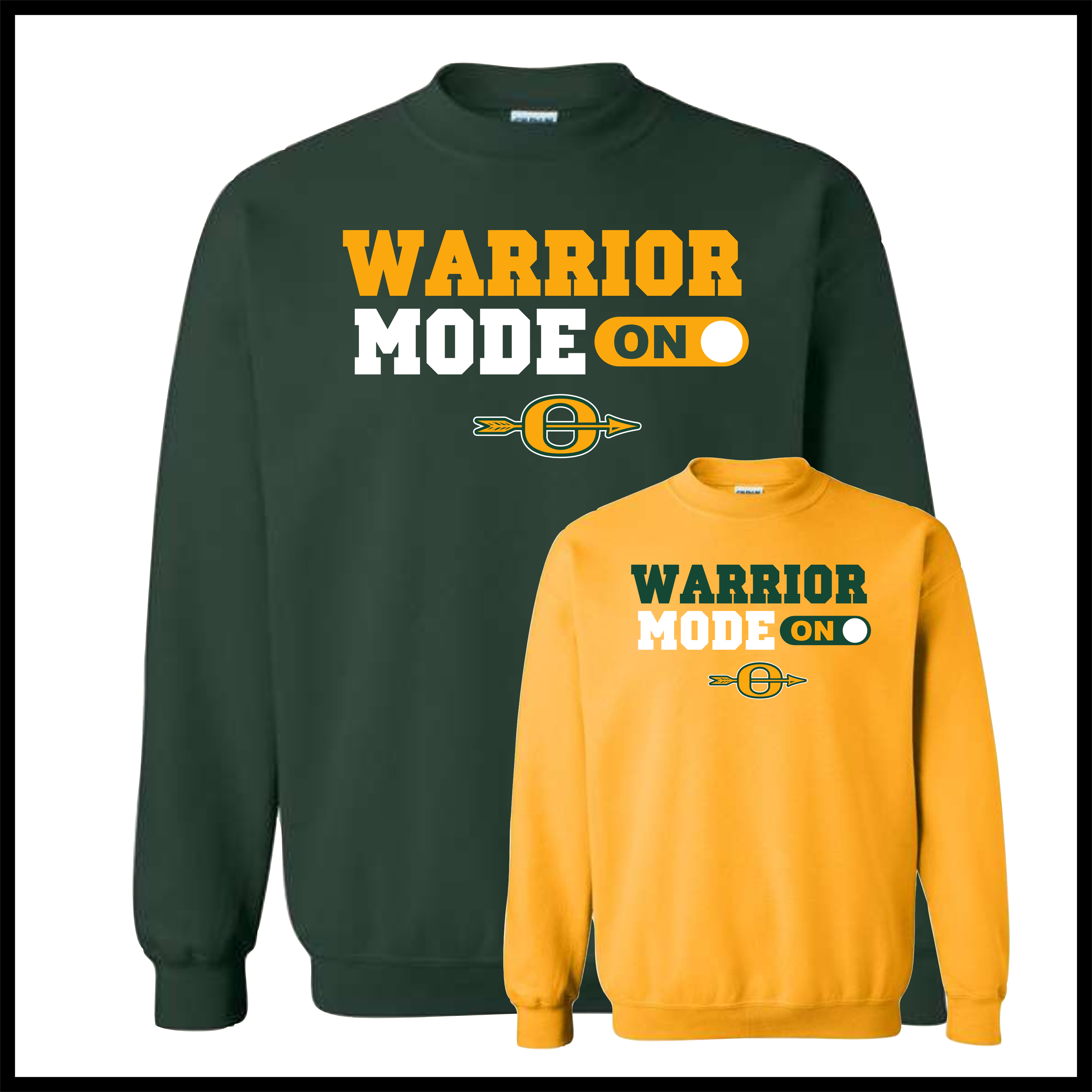 Ouachita Warrior Mode Cotton Blend Crewneck Sweatshirt